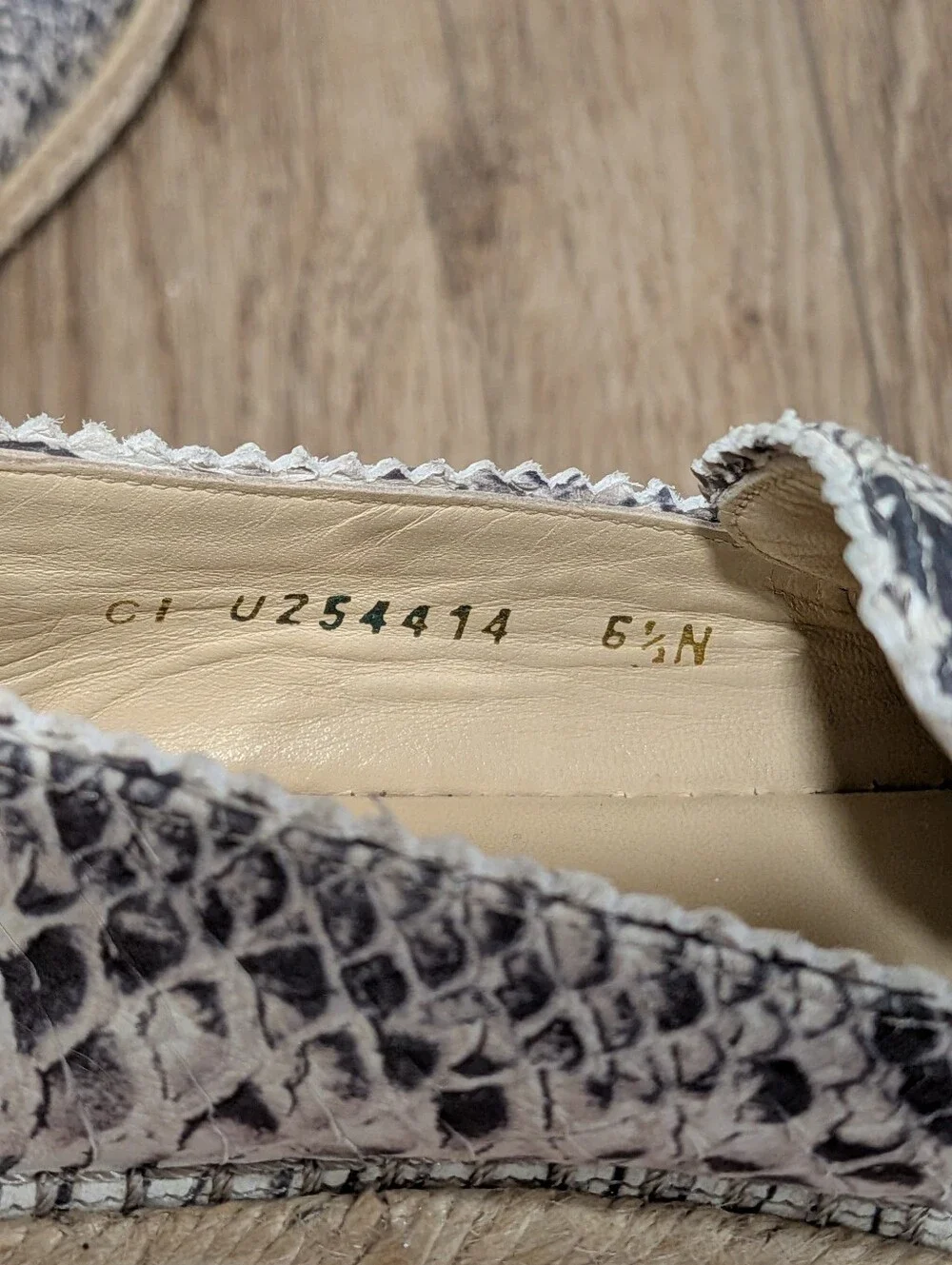 Stuart Weitzman Catalan Snake Print Espadrilles